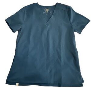 Perilla Dark Blue Scrub Top Hospital Medical Nurse Doctor Size XS NWOT #5089